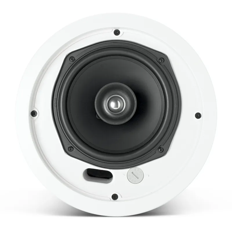 A JBL Professional Control 26CT ceiling speaker shown without its grille